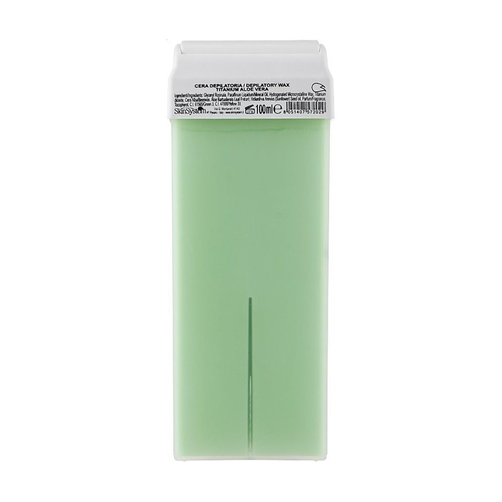 Кремоподібний віск для депіляції Skin System The Titanium Depilatory Wax Алое вера, 100 мл