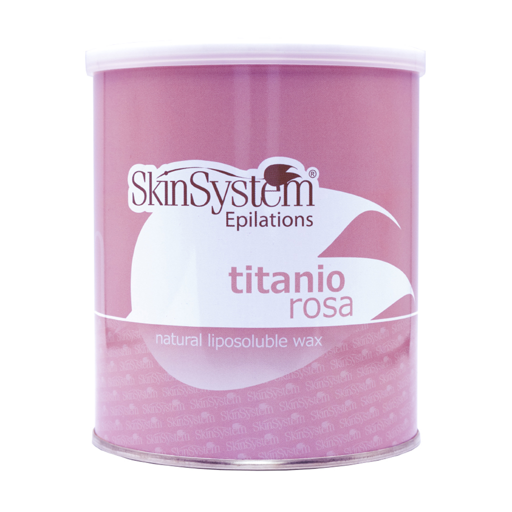 Кремоподібний віск для депіляції Skin System The Titanium Depilatory Wax Троянда, 800 мл